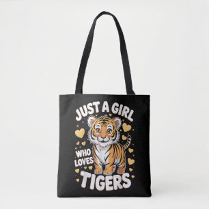 Niedliches Tigertier nur ein Mädchen, das Tiger Li