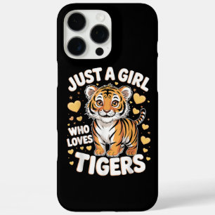 Niedliches Tigertier nur ein Mädchen, das Tiger Li iPhone 16 Pro Max Hülle