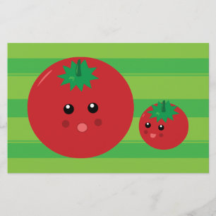 Niedliches Tomaten Briefpapier