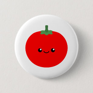 Niedliches Tomaten Button