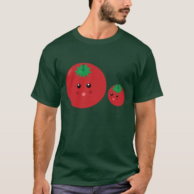 Niedliches Tomaten T-Shirt (Vorderseite)