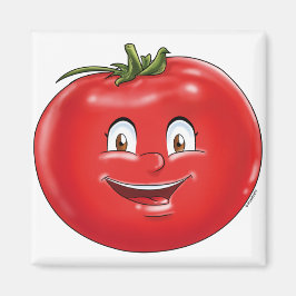 Niedliches Tomatengemüse Cartoon Obst Magnet