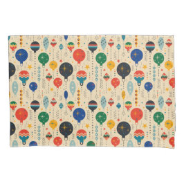 Niedliches traditionelles Weihnachtsmuster Retro O Kissenbezug