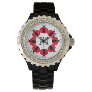 Niedliches trendiges Girl-Spaß-schicke Ladybugs-Mo Armbanduhr