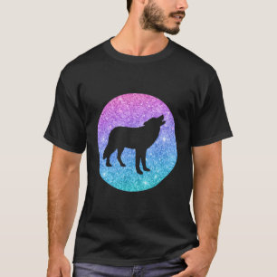 Niedliches trendiges Wolfspensum für Mädchen und J T-Shirt
