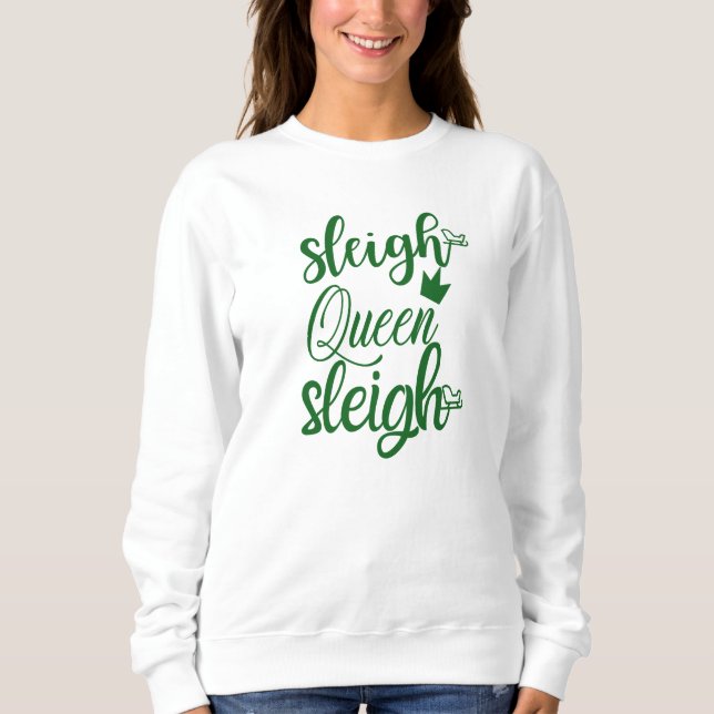Niedliches Trendy und stilvolles Weihnachts-Sweats Sweatshirt (Vorderseite)