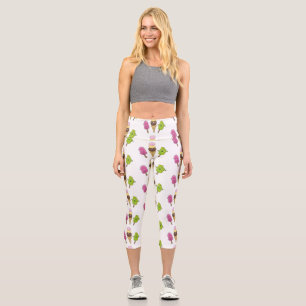 Niedliches Trio aus Cartoon-Eis Capri Leggings