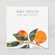 Niedliches Tropical Boho Mandarin Stud Earring Dis