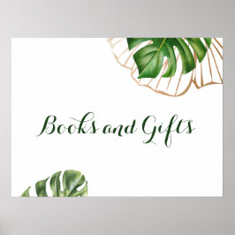 Niedliches tropisches Palmgeschlecht mit neutraler Poster