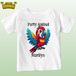 Niedliches tropisches Party Baby T-shirt