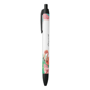 Niedliches tropisches Rosa Flamingo Kugelschreiber