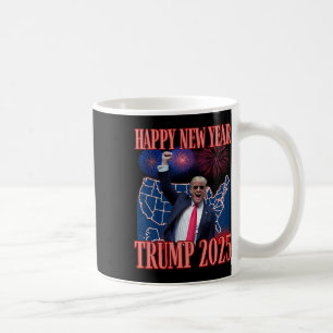 Niedliches Trump-Glück Neujahr 2025 45 47 Outlaw W Kaffeetasse