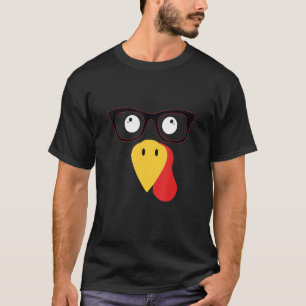 Niedliches türkisches Gesicht Pilgrim Erntedank Ko T-Shirt