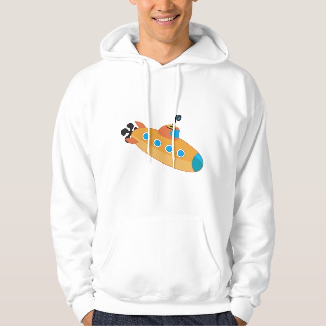 Niedliches U-Boot Hoodie (Vorderseite)