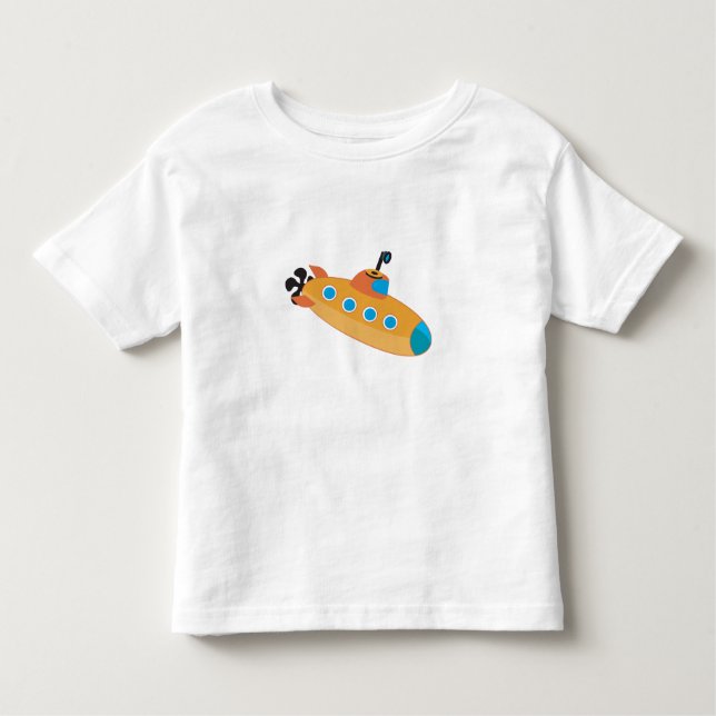 Niedliches U-Boot Kleinkind T-shirt (Vorderseite)