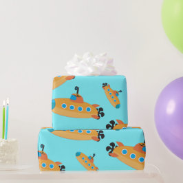 Niedliches U-Boot-Muster Kids-Party Geschenkpapier
