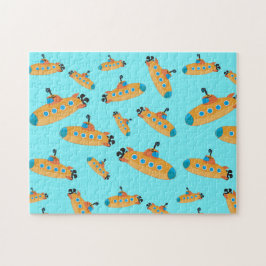 Niedliches U-Boot-Muster Puzzle