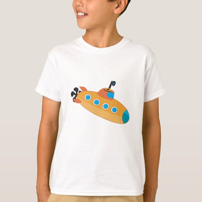 Niedliches U-Boot T-Shirt (Vorderseite)