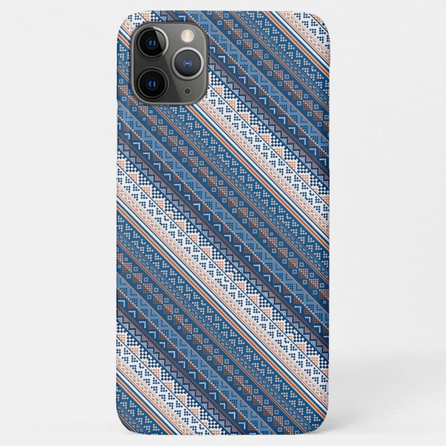 Niedliches ukrainisches Muster Case-Mate iPhone Hülle (Rückseite)