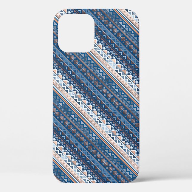 Niedliches ukrainisches Muster Case-Mate iPhone Hülle (Rückseite)