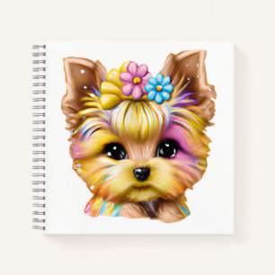 Niedliches und Adorable Baby Yorkie Notizbuch