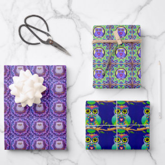 niedliches und buntes Ummagnetisierungspapier Set Geschenkpapier Set