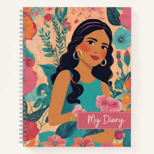 Niedliches und elegantes Diary-Notebook für organi Notizbuch