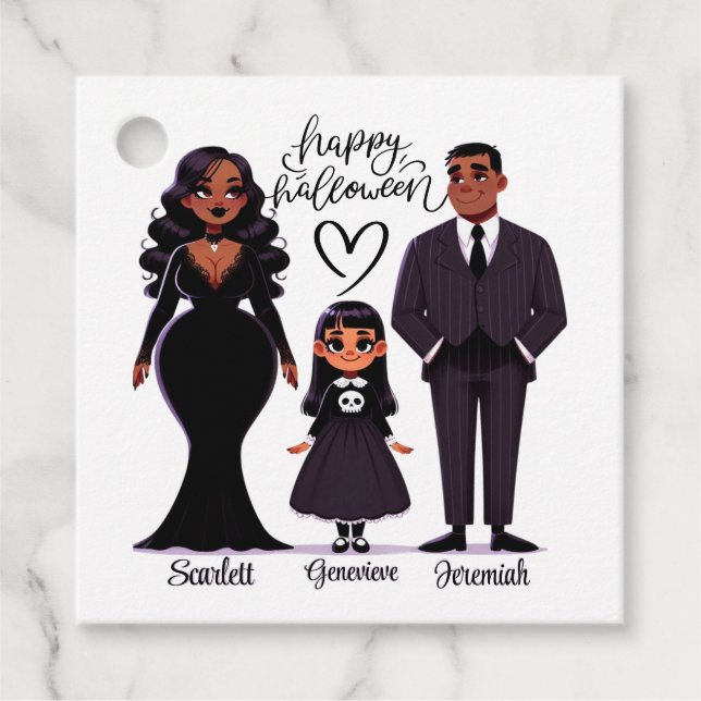 Niedliches und gespenstisches Personalisiertes Hal Geschenkanhänger (Vorderseite)