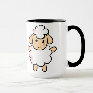 Niedliches und glückliches Schaf Tasse