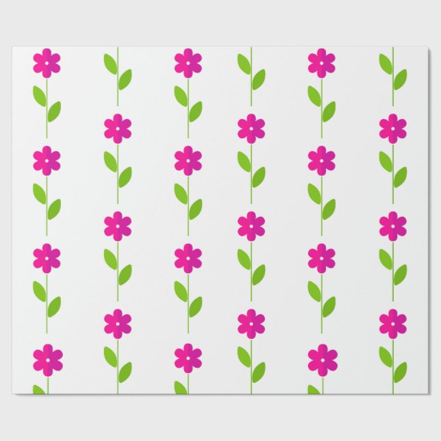 Niedliches und helles Daisy-Papier für die Blumenb Geschenkpapier (Saum)