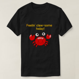 Niedliches und lustiges Crab Design für Meereslieb T-Shirt