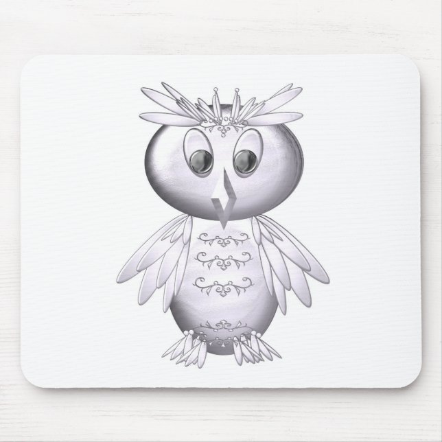 niedliches und lustiges Eule-Muster Mousepad (Vorne)