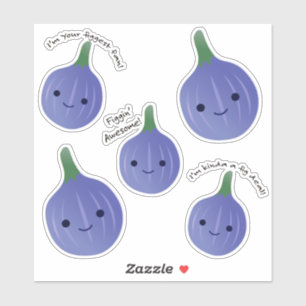 Niedliches und lustiges Kawaii Figs Sticker Set