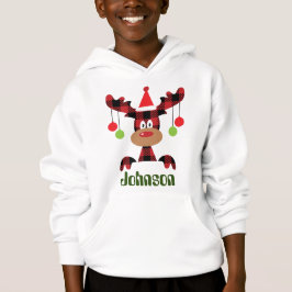 Niedliches und lustiges Weihnachtsthema der Roten Hoodie