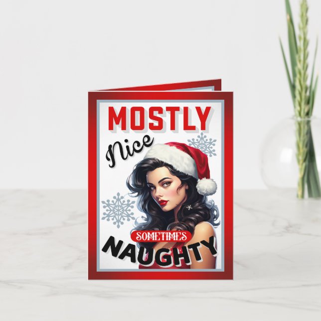 Niedliches und manchmal undurchsichtiges Retro Chr Dankeskarte (Vorderseite)