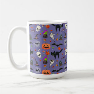 Niedliches und spöttisches Halloween Kaffeetasse