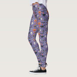 Niedliches und spöttisches Halloween Leggings