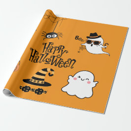 Niedliches und unheimlich Halloween Geschenkpapier