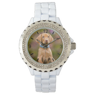 Niedliches ungarisches Vizsla Dog Welpe-Foto - Wäh Armbanduhr