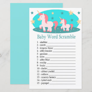 Niedliches Unicorn Baby Wortspiel