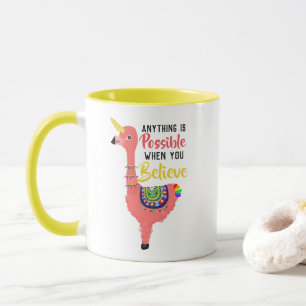 Niedliches Unicorn Flamingo Llama Inspiration Zita Tasse