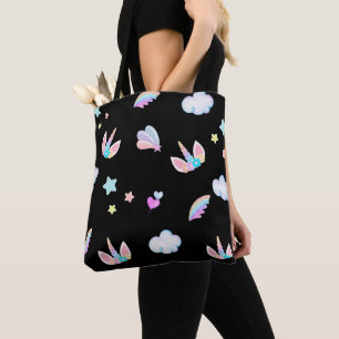 Niedliches Unicorn Gesicht Regenbogengradienten Ge