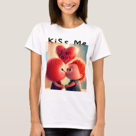 Niedliches Valentin (Kiss Me) T-Shirt