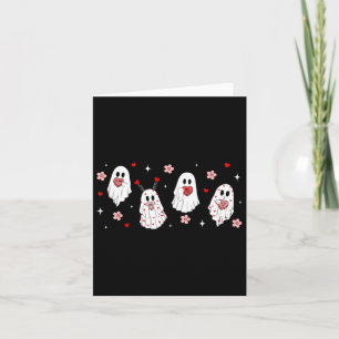 Niedliches Valentine Ghost Candy Herz wird mein Go Karte