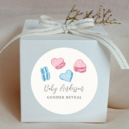 Niedliches Valentinherz Gastgeschenk Runder Aufkleber