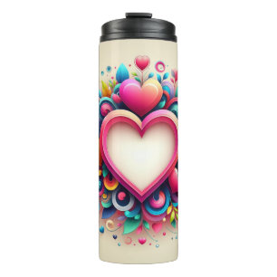 Niedliches Valentintagsherz Thermosbecher