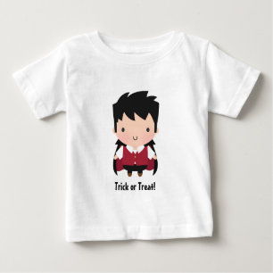 Niedliches Vampire Boy Baby Halloween Outfit Baby T-shirt