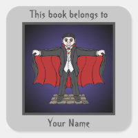 Niedliches Vampire/Dracula-Buchzeichen
