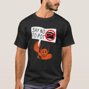 Niedliches Veganes Crab-Sprichwort sagt nein zu Po T-Shirt
