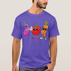Niedliches Veganes Gemüse Veggies Vegetarisches Ve T-Shirt